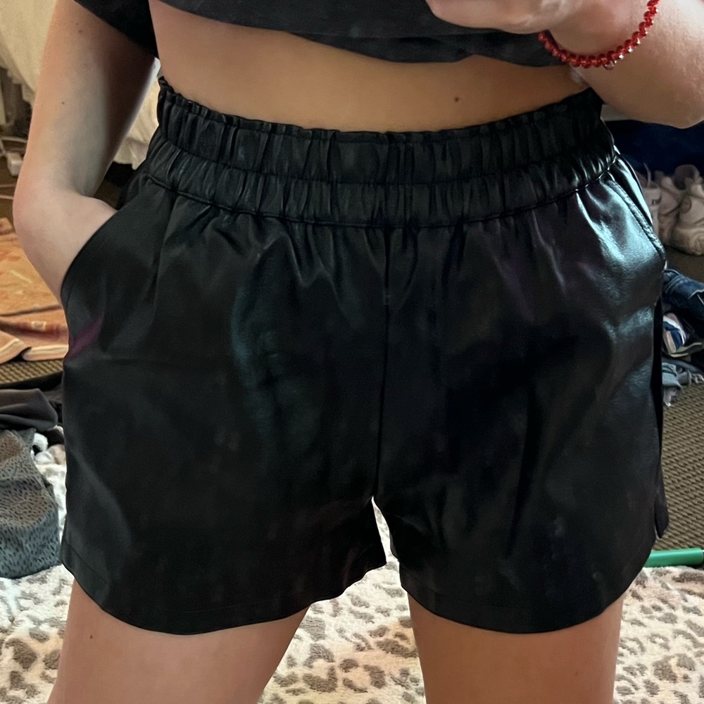 Leather Shorts